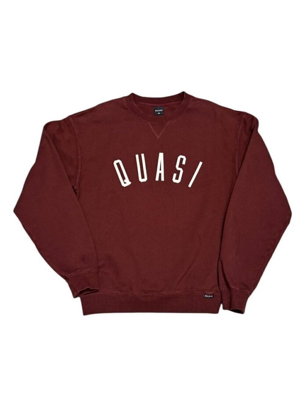 QUASI Luxury Designer Streetwear College Sweatshirt Sweater Mens Medium